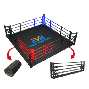 Folding boxing ring