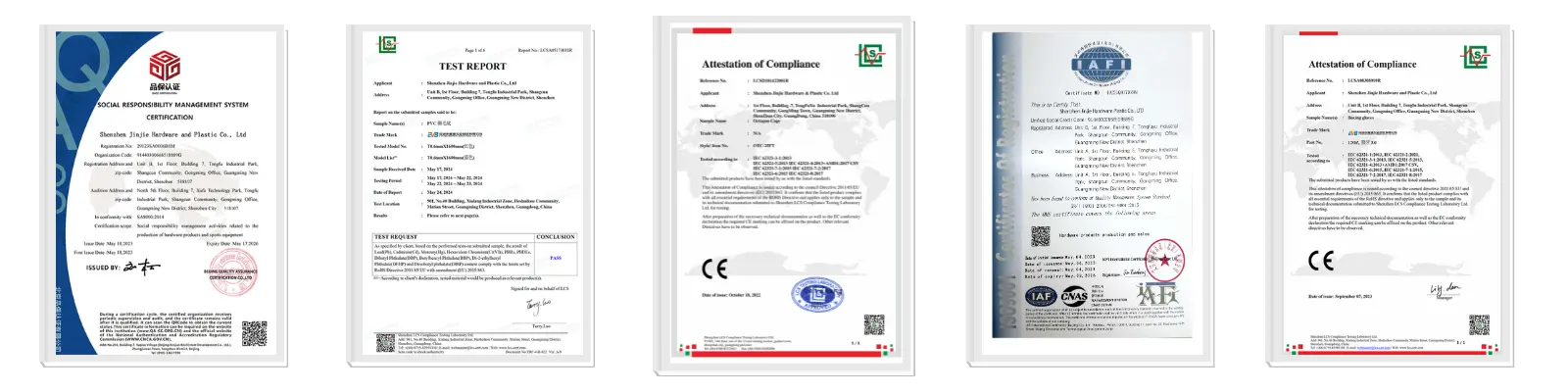 boxing equipment factory certification