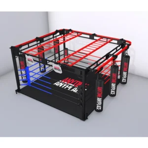 Liftable boxing ring