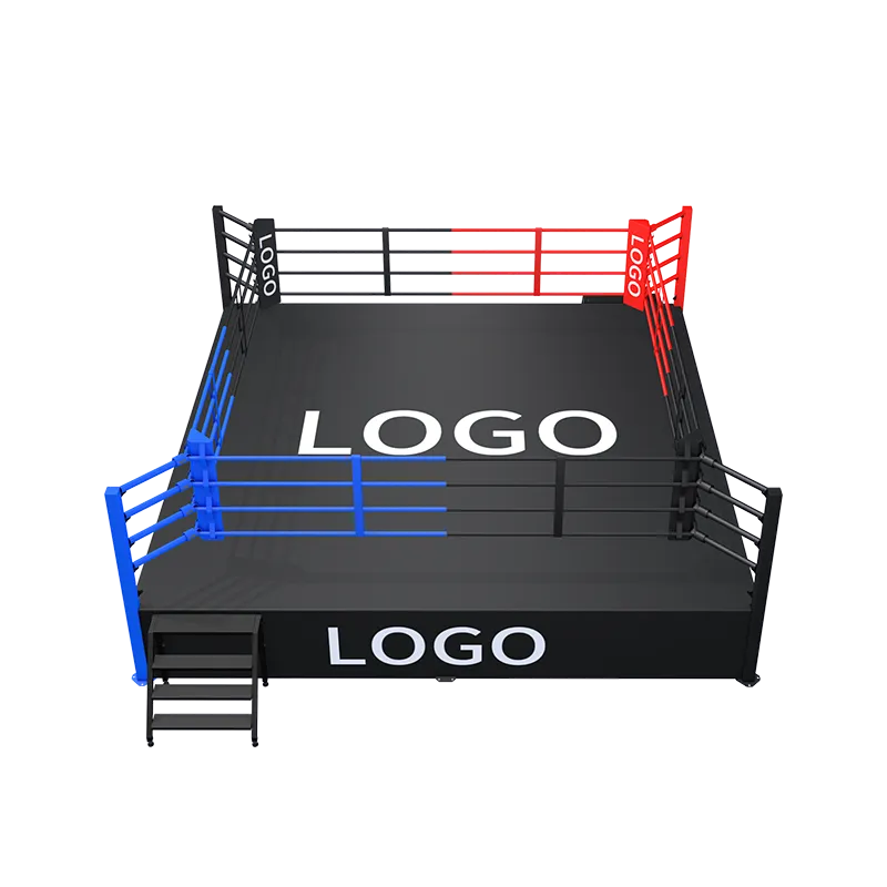 Custom Professional Boxing Ring Elevated