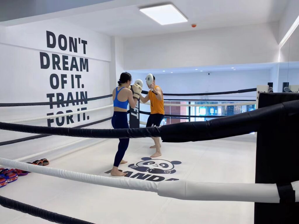floor boxing ring