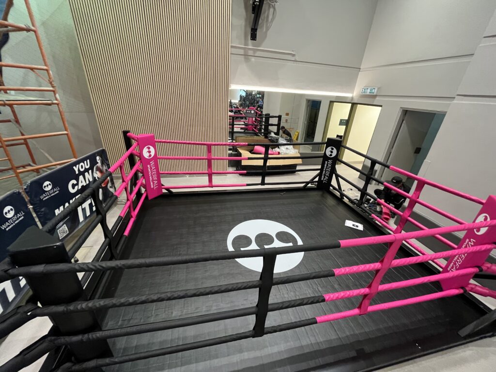 floor boxing ring