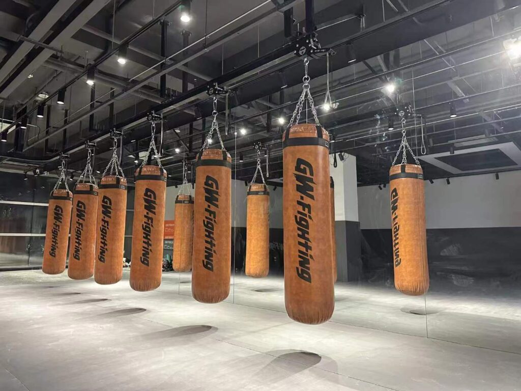 punching bag rack