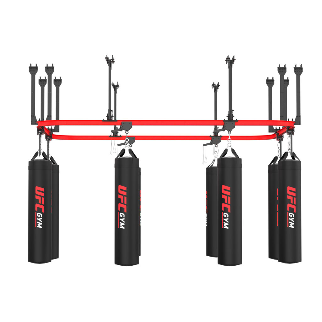 punching bag rack