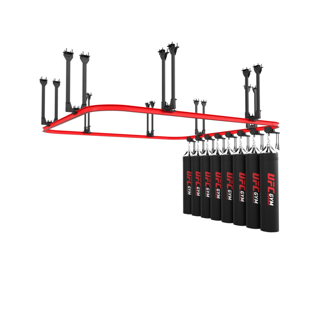 punching bag rack