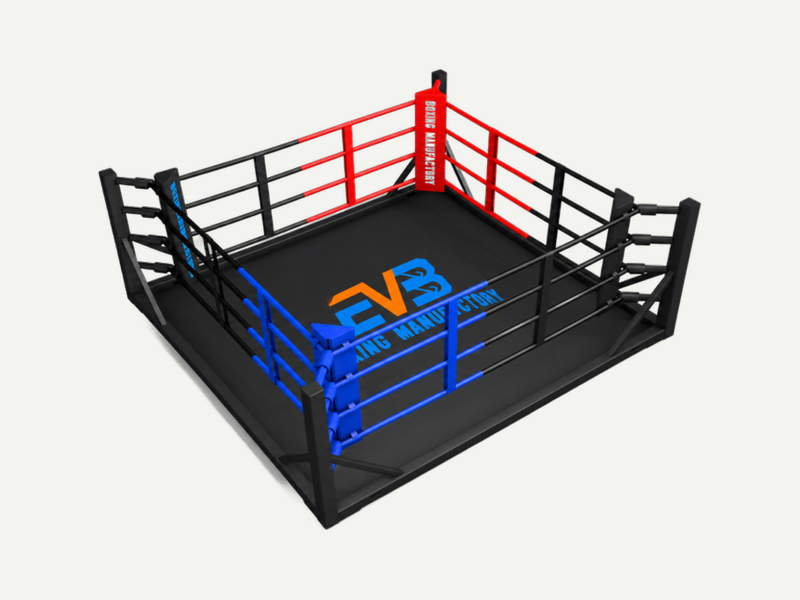 Floor boxing ring