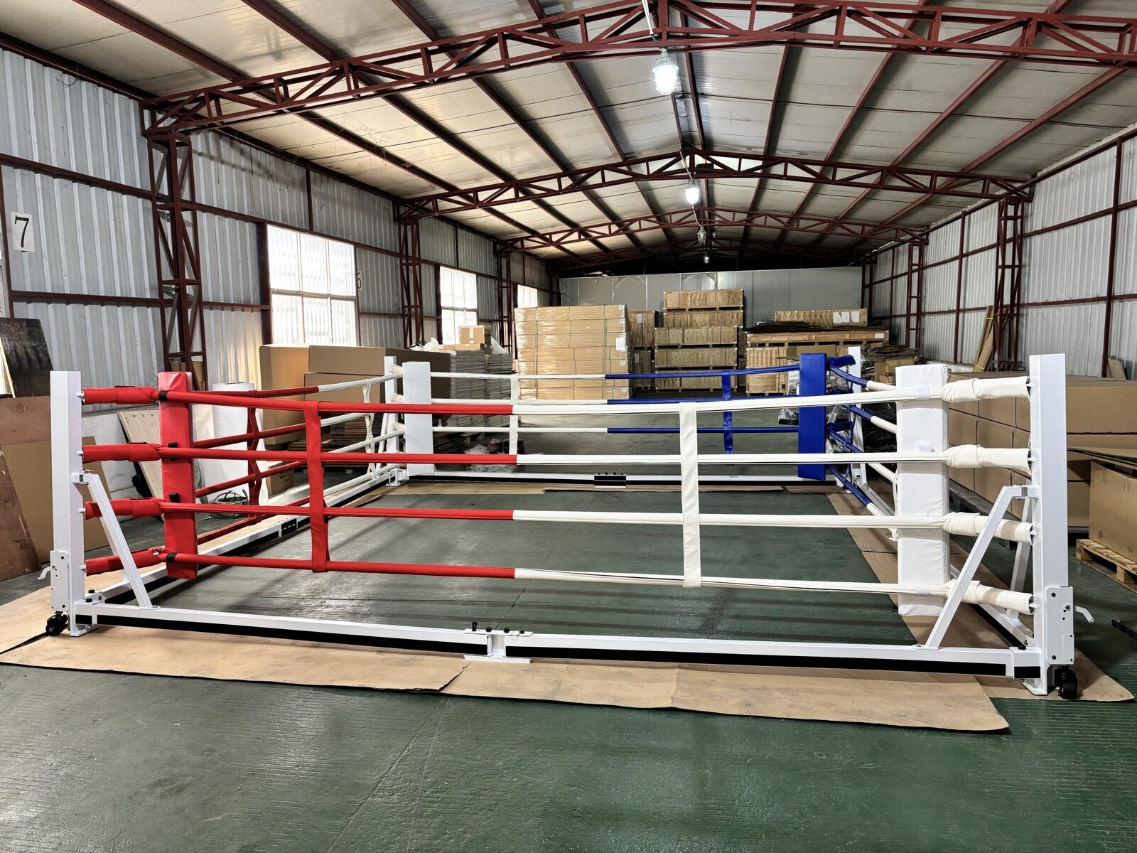 Multiple boxing rings