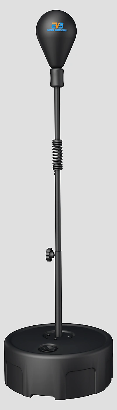 Black adjustable Cobra Reflex Ball with EVB logo, exposed coil spring and round weighted base