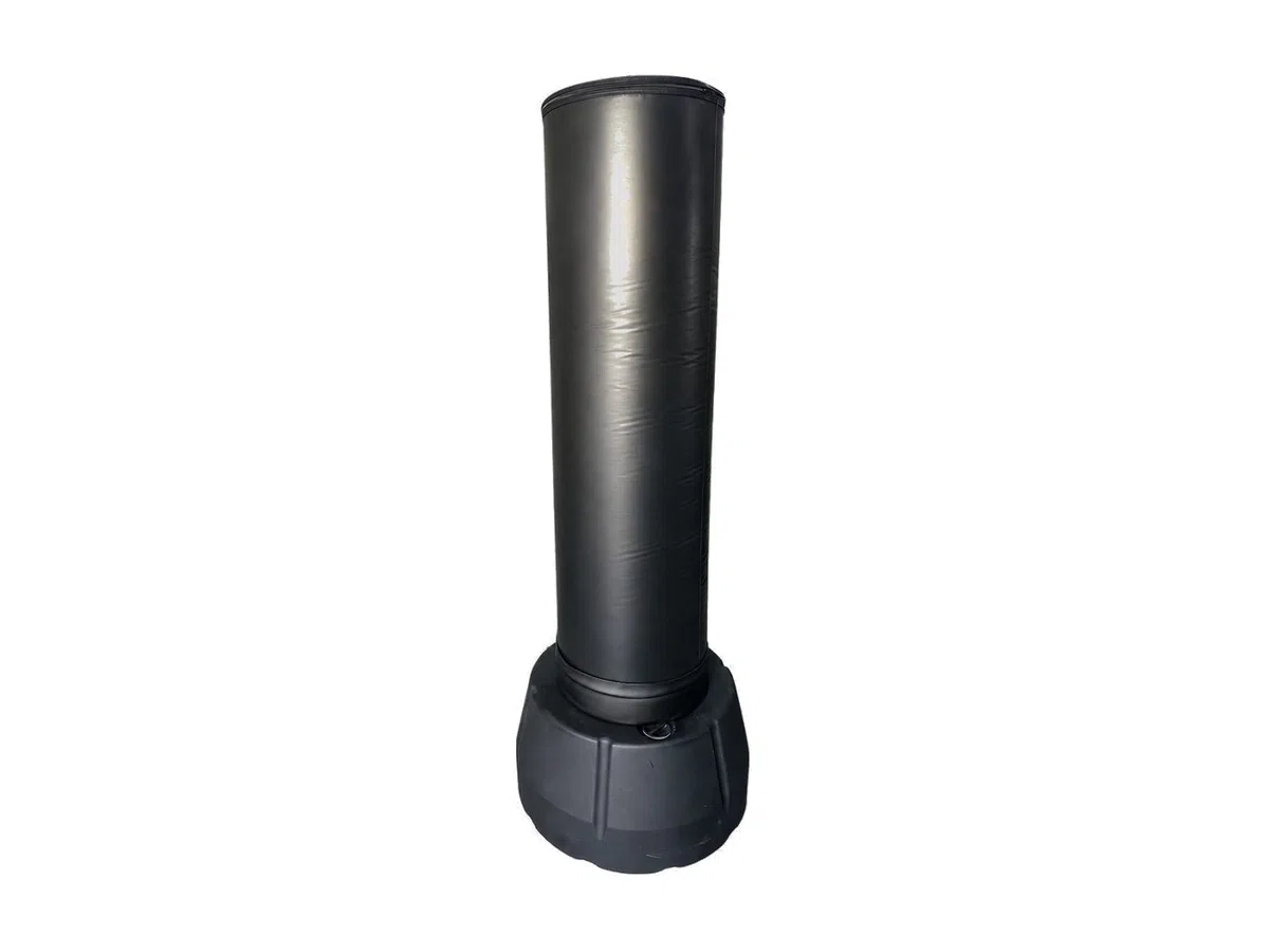 Commercial freestanding water punching bag with 100L fillable base and 9-layer composite striking body