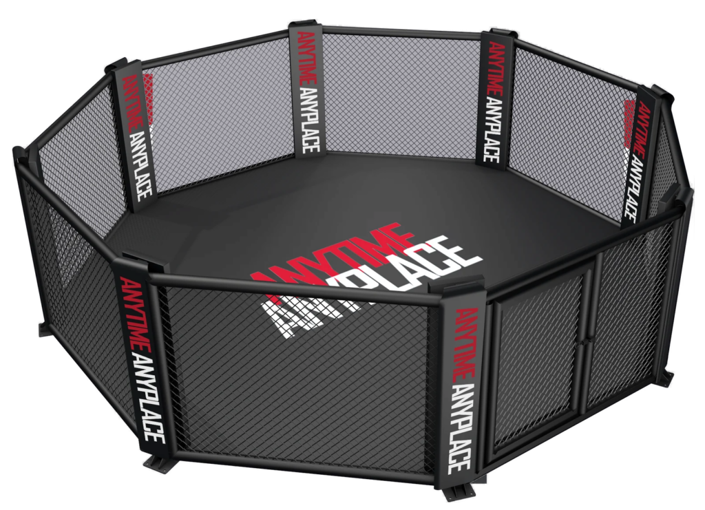 Ultimate Heavy-Duty Floor Ground MMA Cage 4m 5m 6m – Professional Gym MMA Cage 1 Ground Mma Cage on white background