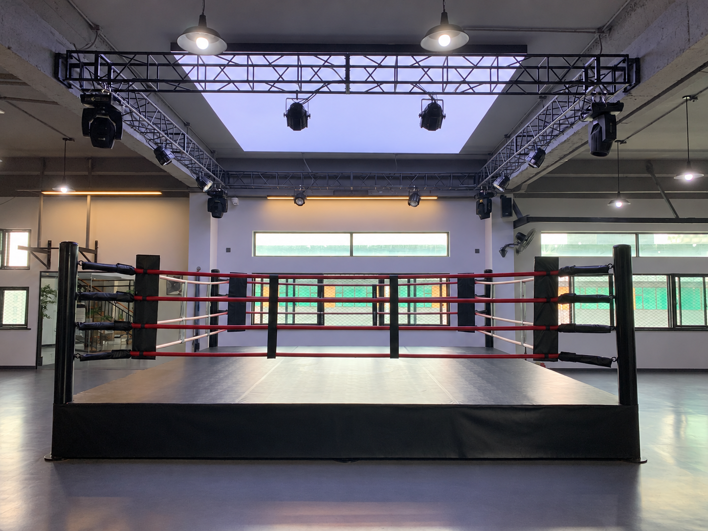 Commercial boxing ring