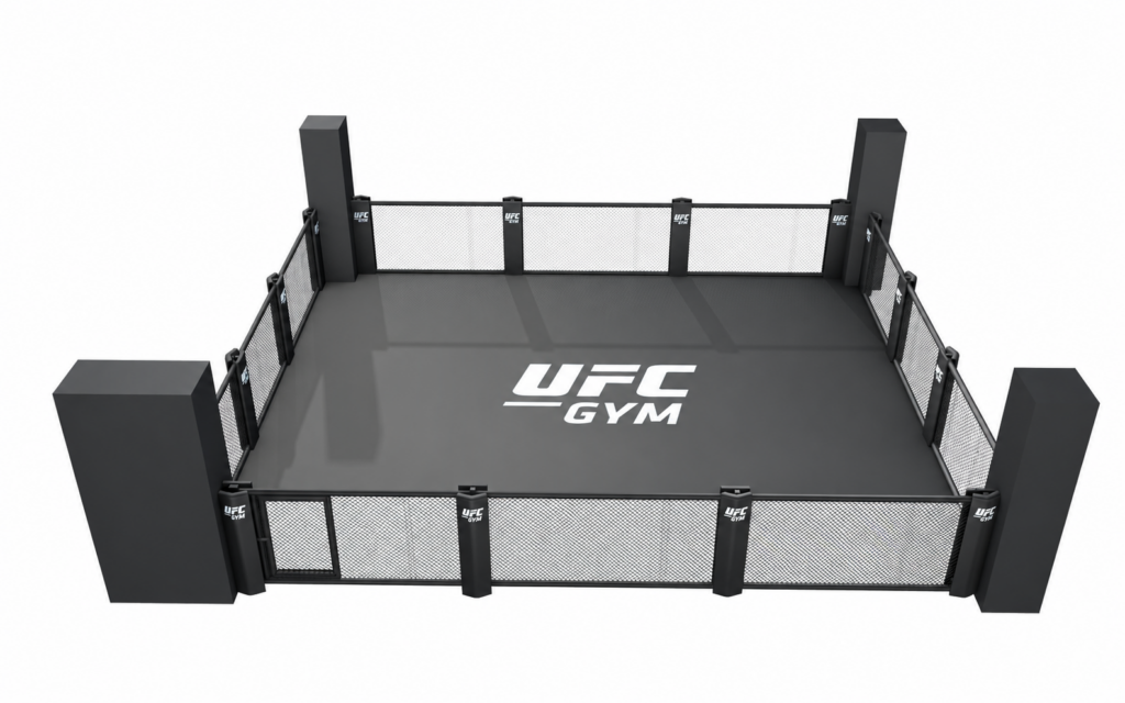 mma cage wall panels ufc gym white